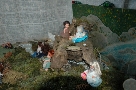Presepe realizzato da due bambine