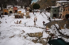 Panoramica con neve