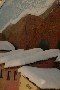 Scorcio dei tetti con la neve