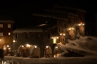 Particolare notturno con neve