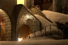Notturna con neve particolare
