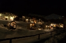 Notturna con neve panoramica
