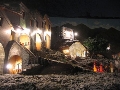 Inizia a nevicare, scorcio notturno