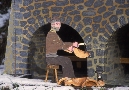 Mugnaio fa pale ritrecine